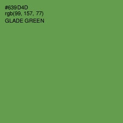 #639D4D - Glade Green Color Image