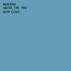 #639EB9 - Ship Cove Color Image