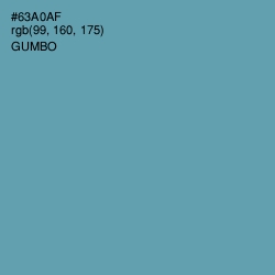 #63A0AF - Gumbo Color Image