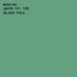 #63A180 - Silver Tree Color Image