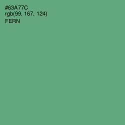 #63A77C - Fern Color Image