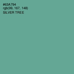 #63A794 - Silver Tree Color Image