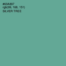 #63A897 - Silver Tree Color Image