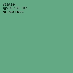 #63A984 - Silver Tree Color Image