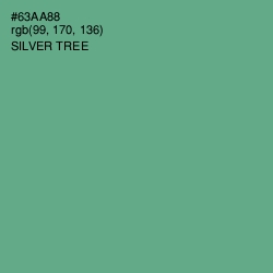 #63AA88 - Silver Tree Color Image