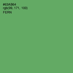 #63AB64 - Fern Color Image