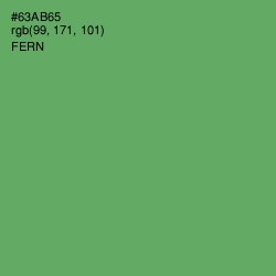 #63AB65 - Fern Color Image