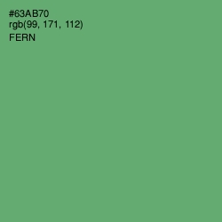 #63AB70 - Fern Color Image