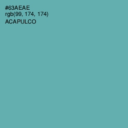 #63AEAE - Acapulco Color Image