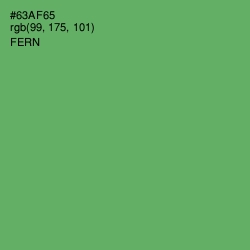 #63AF65 - Fern Color Image