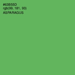 #63B55D - Asparagus Color Image