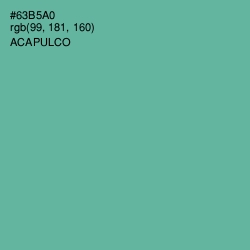 #63B5A0 - Acapulco Color Image