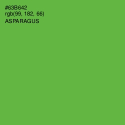 #63B642 - Asparagus Color Image