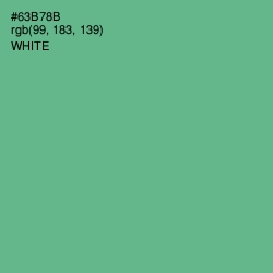 #63B78B - Silver Tree Color Image