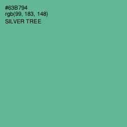 #63B794 - Silver Tree Color Image