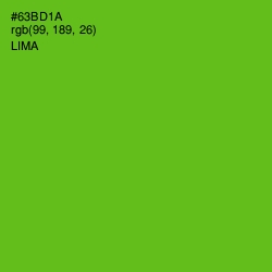 #63BD1A - Lima Color Image