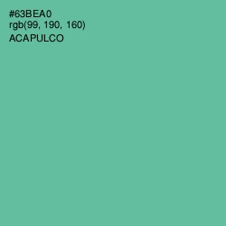 #63BEA0 - Acapulco Color Image