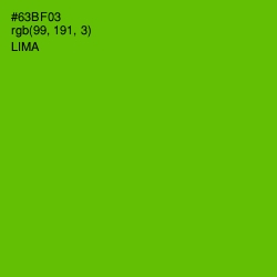 #63BF03 - Lima Color Image
