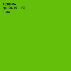 #63BF0A - Lima Color Image