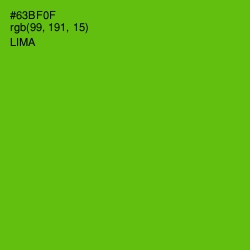 #63BF0F - Lima Color Image