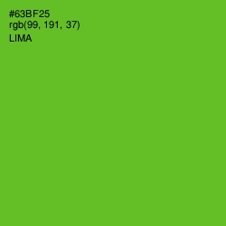 #63BF25 - Lima Color Image