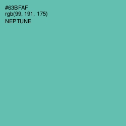 #63BFAF - Neptune Color Image