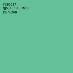 #63C097 - De York Color Image