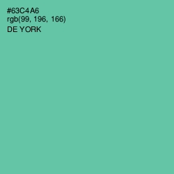 #63C4A6 - De York Color Image