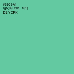 #63C9A1 - De York Color Image