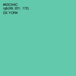 #63C9AC - De York Color Image