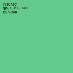 #63CA8C - De York Color Image