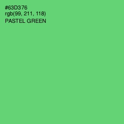 #63D376 - Pastel Green Color Image