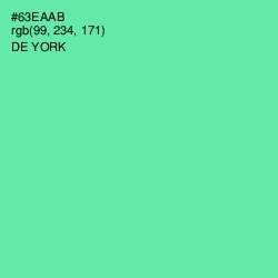 #63EAAB - De York Color Image