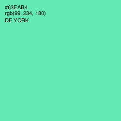 #63EAB4 - De York Color Image