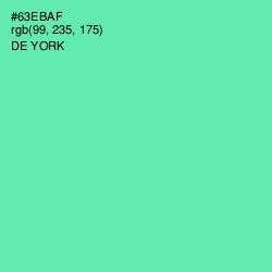 #63EBAF - De York Color Image