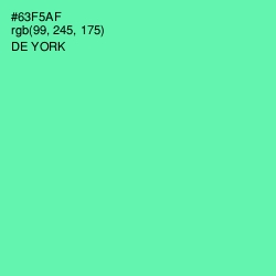 #63F5AF - De York Color Image