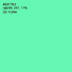 #63F7B3 - De York Color Image