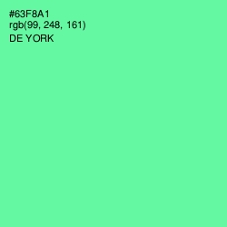 #63F8A1 - De York Color Image