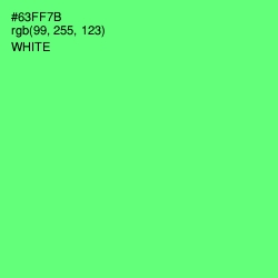 #63FF7B - Screamin' Green Color Image