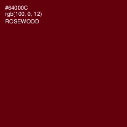 #64000C - Rosewood Color Image