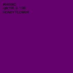 #64006C - Honey Flower Color Image