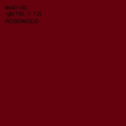 #64010C - Rosewood Color Image