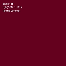 #64011F - Rosewood Color Image