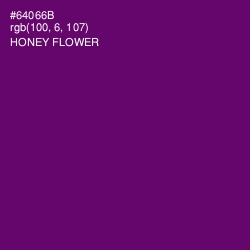 #64066B - Honey Flower Color Image