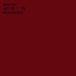 #64070F - Rosewood Color Image