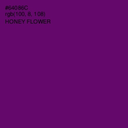 #64086C - Honey Flower Color Image