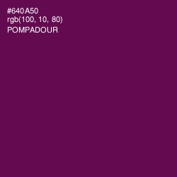 #640A50 - Pompadour Color Image
