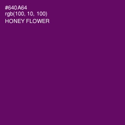 #640A64 - Honey Flower Color Image