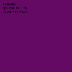 #640A65 - Honey Flower Color Image