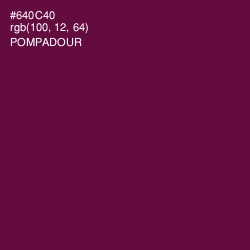 #640C40 - Pompadour Color Image
